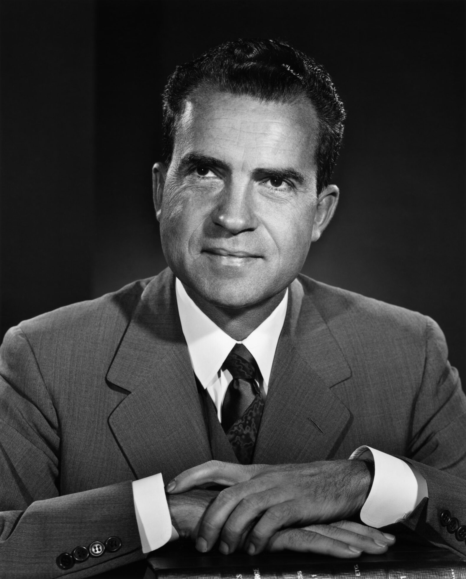 Photograph of Richard Nixon taken by Yousuf Karsh.